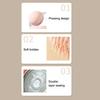 Shampoo Massage Brush with Soft Silicone Teeth Built-in Liquid Dispenser Detachable Design Pet Bathing Brush