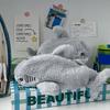 Shark Pencil Case Plush Cartoon Animal Pencil Bag Large Capacity Zipper Closure Makeup Pouch Student Artist Coin Purse