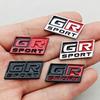 CLI1 3D Metal Car Steering Wheel GR Sport Interior Logo Badge Emblem Decals Sticker For 86 CHR SUPRA Corolla RAV4 Prius YARiS