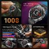 Outdoor Smart Watch Men 1000mAh Battery LED Flashlight SmartWatch Bluetooth Call Heart Rate Waterproof Sports Smartwatch