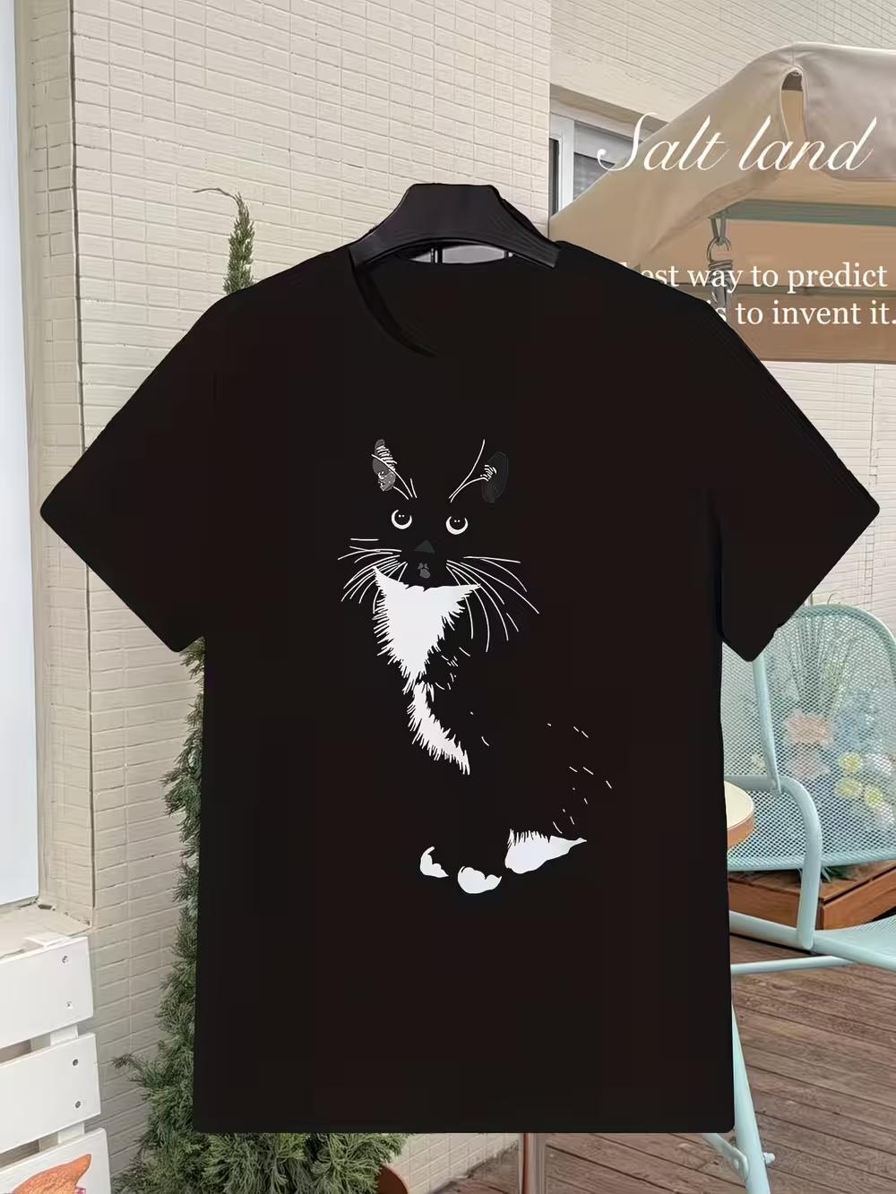 

Unisex Black Tuxedo T-Shirt - A Vintage Y2K Graphic Tee Showcasing a Tuxedo Face Design. Comfortable S