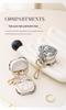 Portable Mini Jewelry Box for Travel - Holds Pendants, Earrings, Studs, Rings, and Small Ornaments