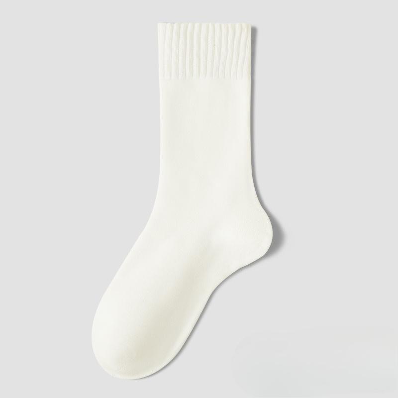 Antibacterial Socks - Men's Thick Woolen Circular-shaped Warm and Elastic Mid-calf Socks Without Bones