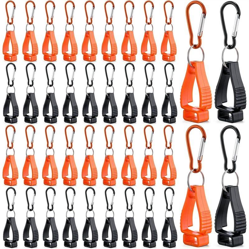 AAAF 40 PCS Glove Clips Glove Belt Clip, Work Safety Clip Gloves Keeper Grabber Clips For Belt Loop Guard Worker Construction
