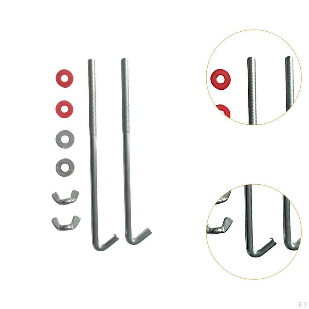 Battery Hold Down Bracket Adjustable Galvanized Iron Sturdy Rustproof Universal with for