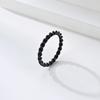 2026 Simple Style Multi-strand Spiral Weaving Twist Ring Ring Literary Trendy Male Neutral Index Finger Couple Ring