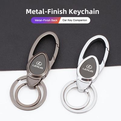 Car Zinc Alloy Keychain Customize Emblem Key Ring For Fsport GS GX IS LS LX CT LC RC LBX NX RX 350h 450h ES UX 300e GX460 NU6