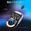 A.JAZZ X ATTACK SHARK X3 Gaming Mouse, Ultra-Lightweight, Wireless 2.4GBluetoothWired Type-C, Original PAW3395 Sensor, Class-A Accurate 26000 DPI,