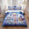 Moonlit Sailor Guardians Print 3Pcs Bedding Setduvet Cover With 2 Bedropillowcase Home Birthday Gift