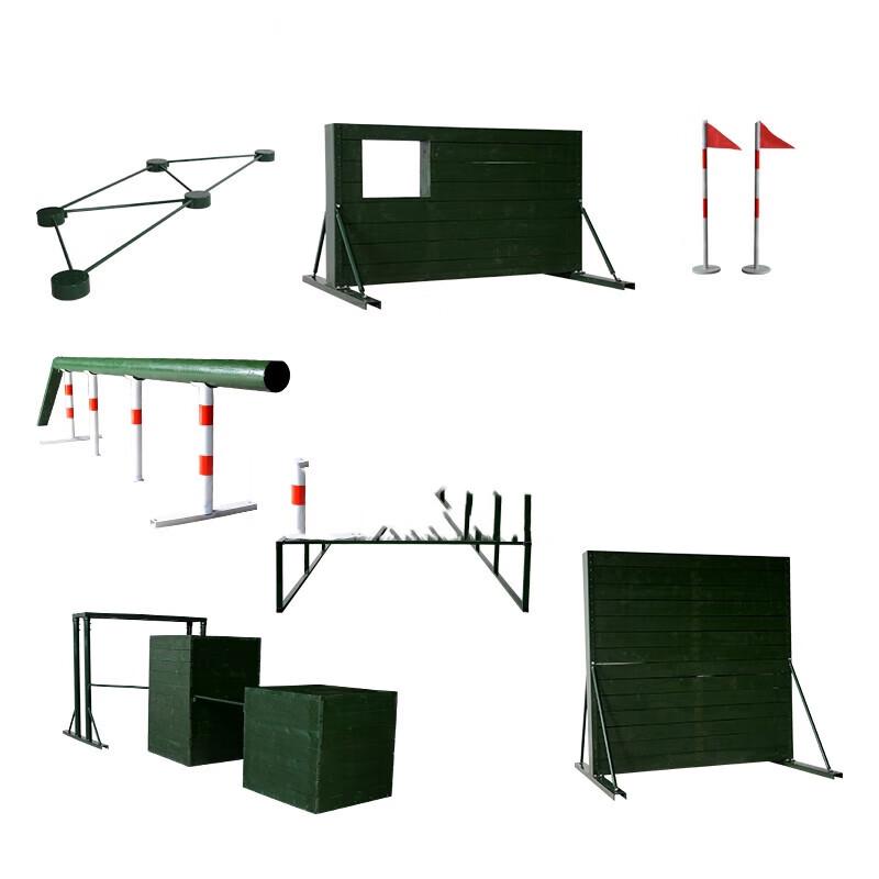 JingRuiZhiAn Mobile 400m Obstacle Course Set