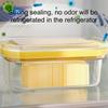 Butter Cutting Storage Box Sealed Cheese Cutting Organizer Cheese Refrigerator Crisper with Lid Butter Storage Box Reusable