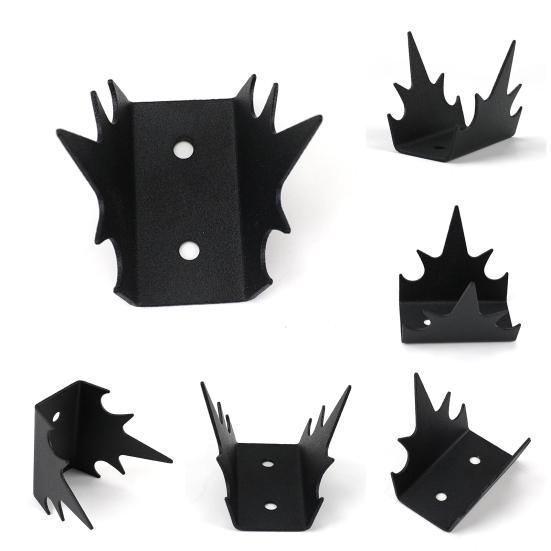 4/8 Peças Prego de Cerca Espigões de Cerca Anti-Escalada Resistente às Intempéries Barreira de Segurança Espigões de Cerca Comercial