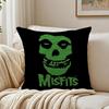Band Punk T-The M-Misfits Cushion Cover Pillowcase Anti-Dustmite Living Room Sofa Decor Cushion Room