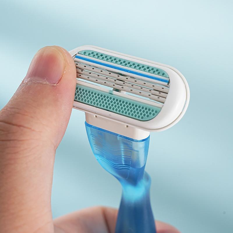 Womens Body Razor With Three Precision Floating Blades And Scratch Resistant Design Perfect For Full Body Grooming Home Travel