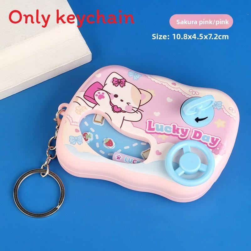 Cute Capybara Bear Cartoon Printed Steering Wheel Challenge Game Console Pendant For Kids And Collectors