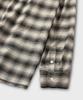 NONBLANK Flannel Ombre Check Shirt_Ivory