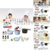 Colorful Kids Kitchen Toy Set With Realistic Cooking Features For Boys And Girls