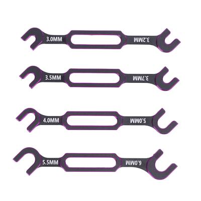 4 STÜCKE RC Schraubenschlüssel 3,0 mm 3,2 mm 3,5 mm 3,7 mm 4,0 mm 5,0 mm 5,5 mm 6,0 mm Spannschlossmutter Kugelgelenkentferner RC