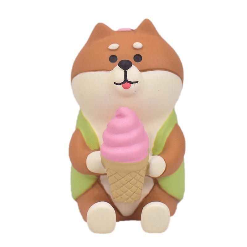 Zakka Travel Cat Cherry Blossom Appreciation Party Mount Fuji Cat Ornament Shooting Props Miniature Resin Small Ornament Gift