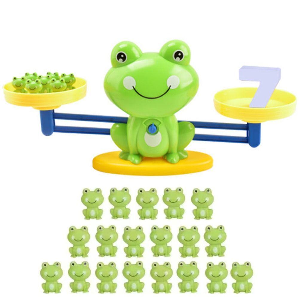 A Set Addition Subtraction Hands Full Game Digital Math Game Enlightenment Frog Balance Toy  Gift