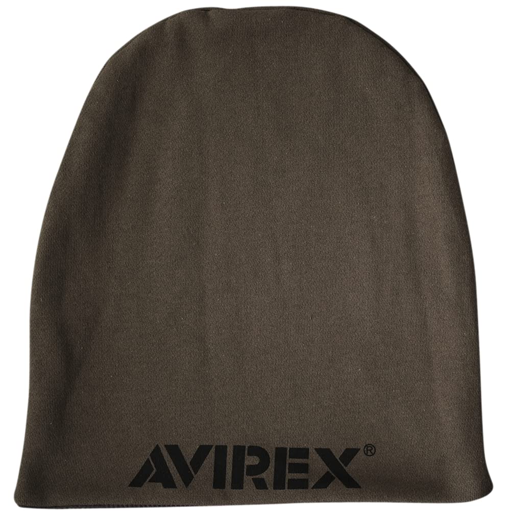 AVIREX Loose Fit Sweat Military Knit Cap Khaki 074