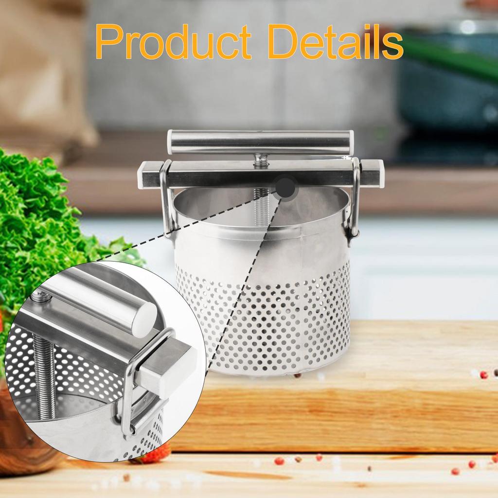 Vegetable Stuffing Squeezer Dumpling Filling Press Manual Juicer for Home Cider Making Kitchen Dehydration Tool Water Drainer