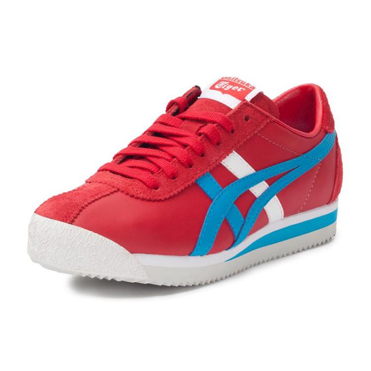 Onitsuka Tiger Corsair Abrasion Resistant Abrasion Resistant Low top Casual Shoes Unisex Red Blue White D7N2L-2341