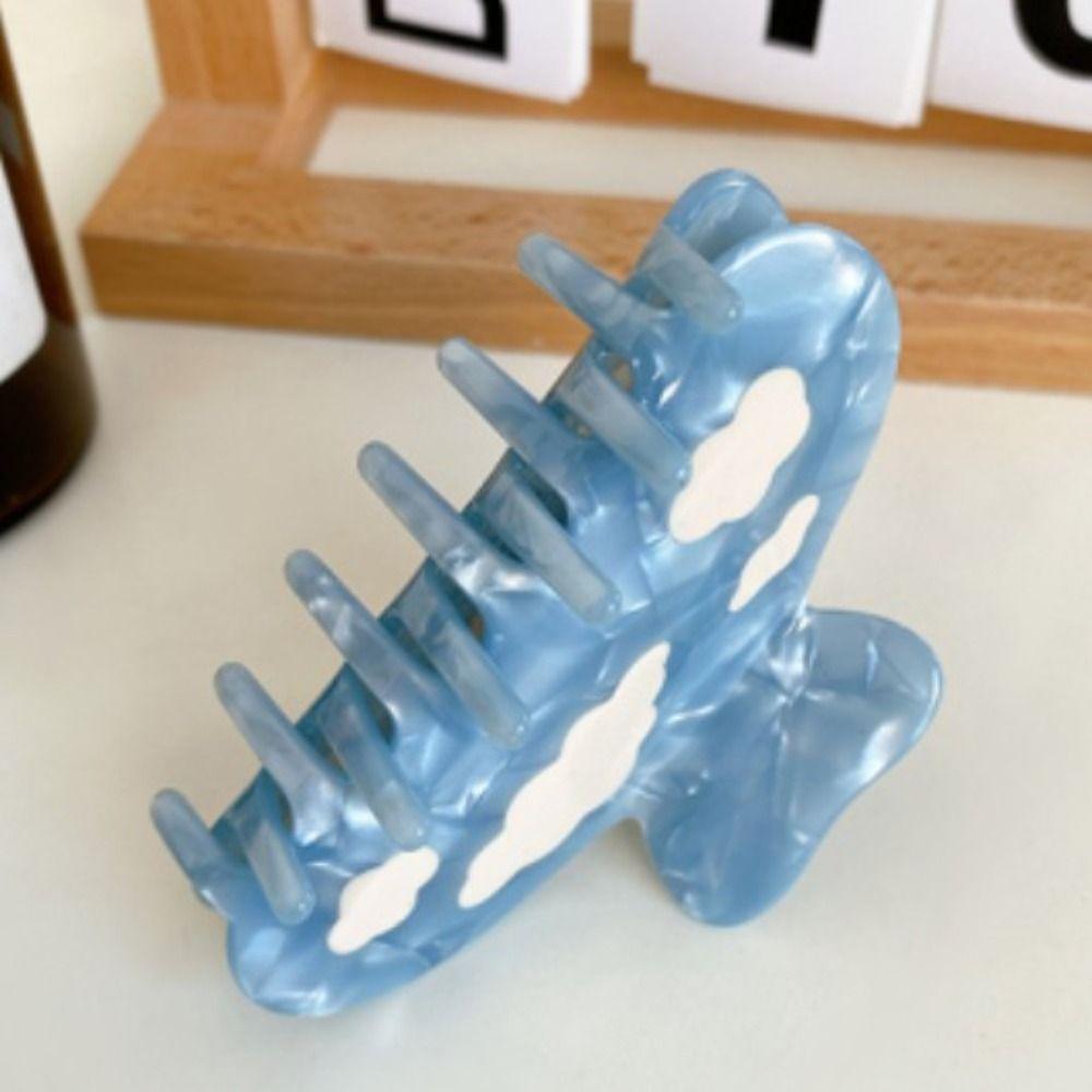 Exquisite Clouds Acetate Ponytail Clamp Hair Clips Hair Claw Women Hairpin