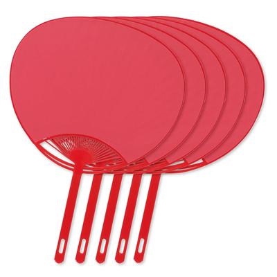 New Japan Calendar Oshikatsu Practical Set of 7144 Fans, Goods, Fans, 5, Red,