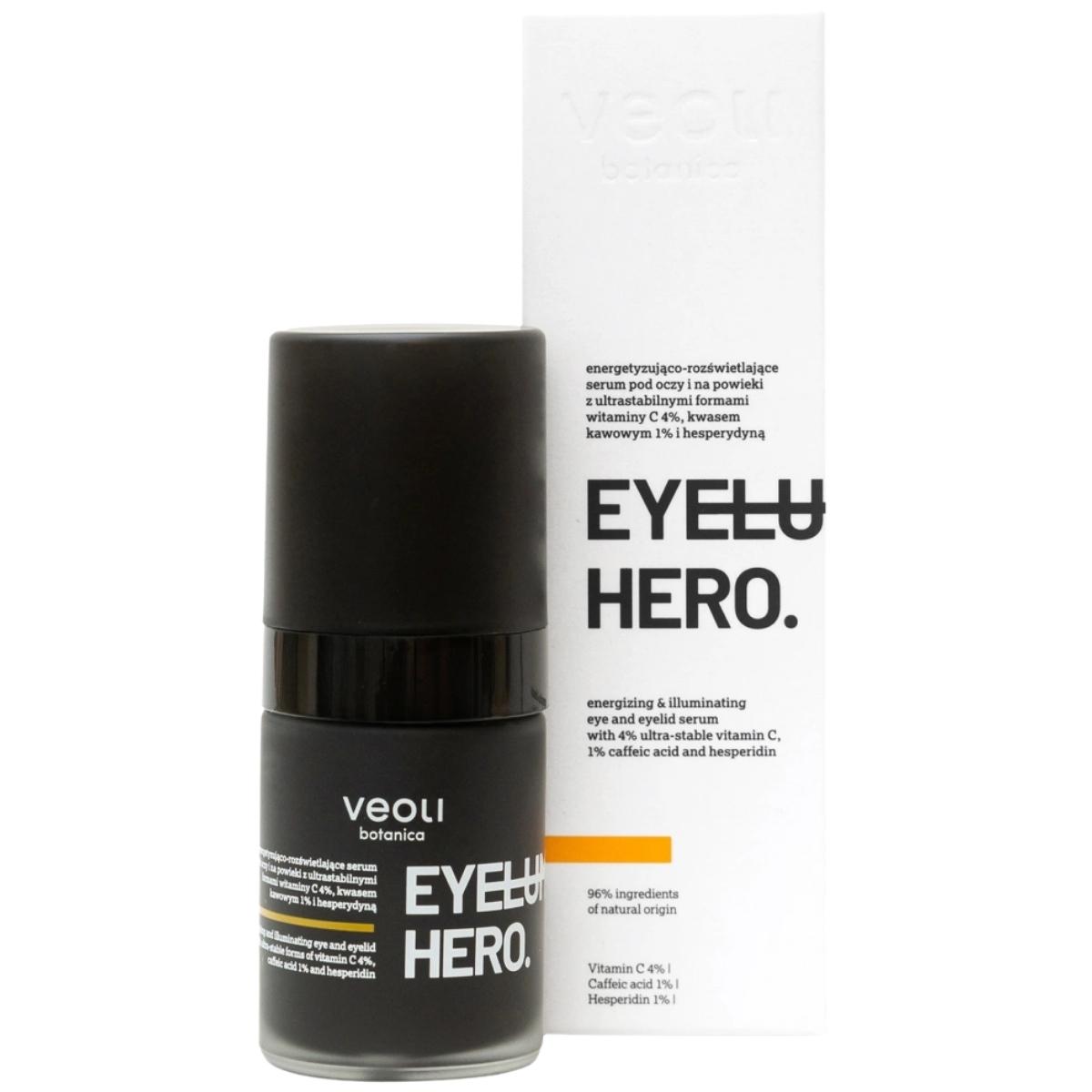 

Veoli Botanica- EYELUMINATE HERO Energizing and illuminating serum for under eyes and eyelids, 15ml