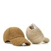 Autumn and Winter Men's and Women's Caps Thickened Warm Lamb Wool Caps Solid Color Outdoor Baseball Caps
