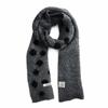 Soft Plush Knitted Scarf Warm Neckerchief Scarf Versatile Wool Blend Scarf  Women