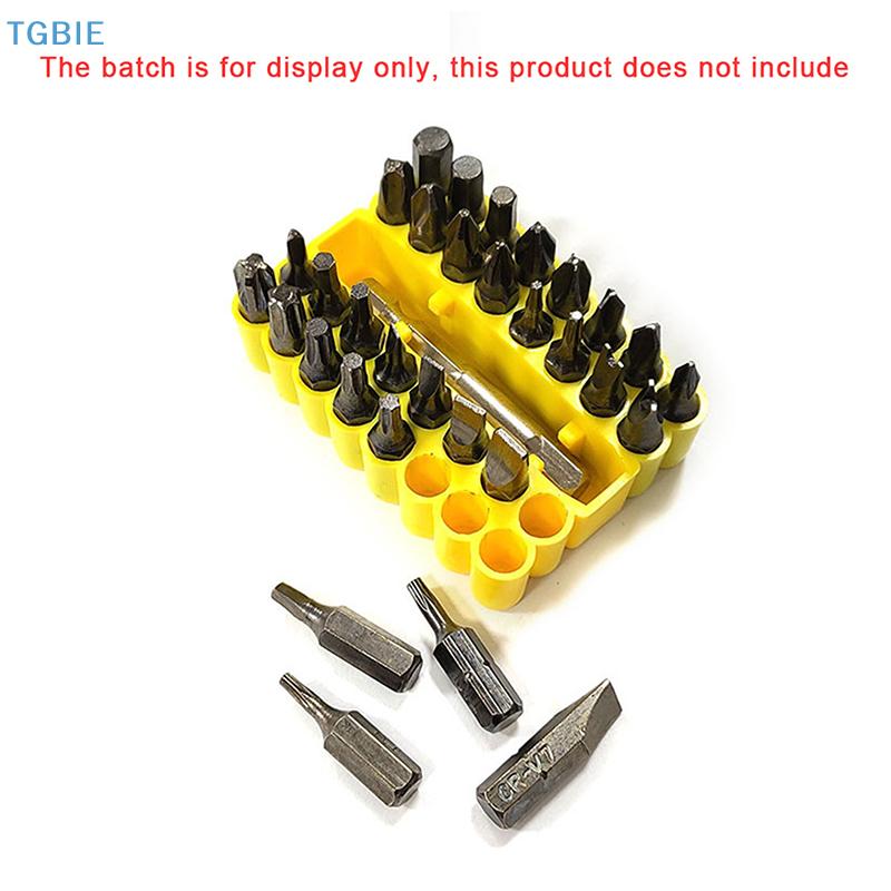 [TL]1/2/5pcs Bit Holder 32 Holes Bit Hex Shank Organiser Screwdriver Bit Holder Drill For Storage For 6.35MM Shank Storage Box