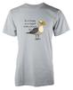 Bnwt Be As Happy As A Seagull With French Fries Adult TShirt Funny Bird Lover