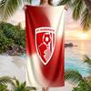 Bournemouth Football Beach Towel Soft Microfiber Summer Towel Quick Dry Absorbent Towel for Beach Swimming Pool Travel