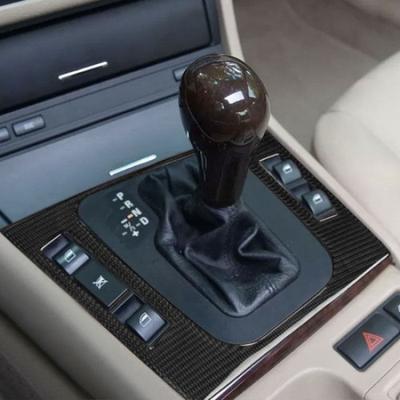 Real Carbon Fiber Car Gear Shift Panel Trim Cover For BMW 3 Series E46 1999-2004