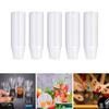 Pack of 100 Clear Plastic Shot Glasses 30ml Crystal Cups for Weddings Stackable Disposables Shot Glasses Party