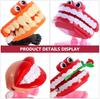 7pcs Wind Up Teeth Toy, Chattering Teeth Dental Care Demonstration Toy, Halloween Decoration, Party Favor for Kids Boys Girls Birthday