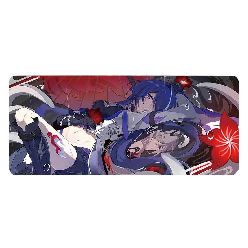 Acheron Robin Mouse Pad Honkai Star Rail Large Mousepad Computer Keyboard XXL Padding Anime Pc Gaming Accessories Desk Mat
