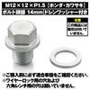 Daytona Motorcycle Replacement Drain Bolt M12 x 12 x P1.5