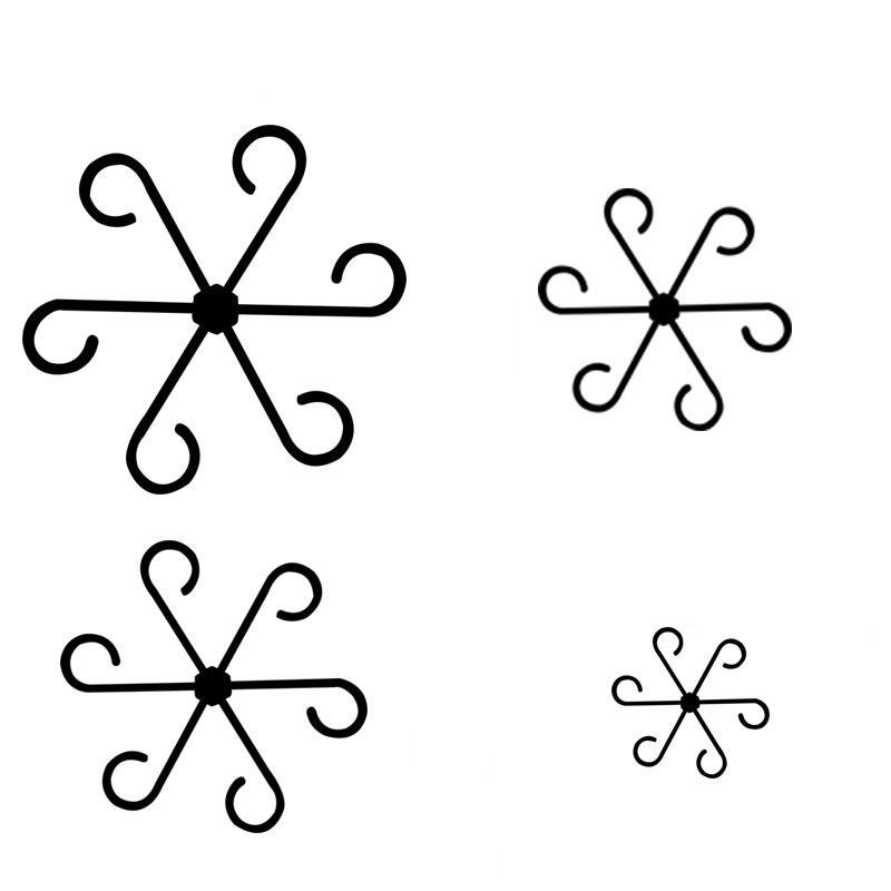 4Pcs Plant Fixing Clips for Green Plants and Flowers, Root and Stem Gathering Clips, Plant Climbing Support Frame, Gardening Tools