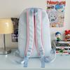 Junior School Student Schoolbag Color Contrast Backpack Girl College Style Backpack