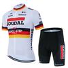 Soudal Quick Step Cycling Jersey Set 2025 Men NEW Summer Cycling Clothing MTB Road Shirt Bicycle Bib Shorts Maillot Ciclismo