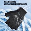 Male half finger summer hard shell anti-drop bicycle locomotive female breathable light non-slip
