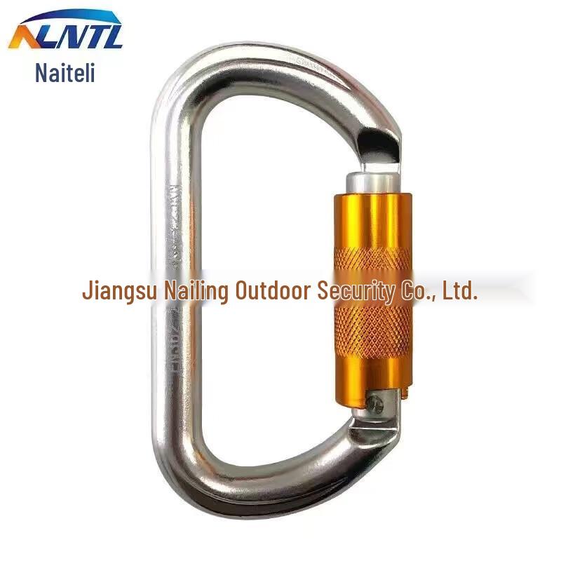 NLNTL Outdoor Climbing D-Shape Carabiner Size 1