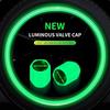 4PCS Car Luminous Valve Caps Waterproof Dustproof Tyre Hub Cover Decor For Mercedes Benz AMG GLE GLC W205 W206 x11 W203 W204 W210