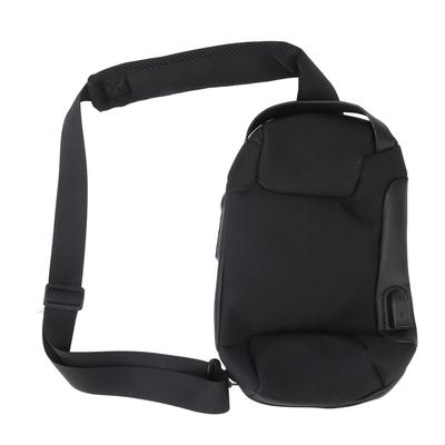 Shoulder Backpack Breathable Large Capacity Lockable Zipper Oxford Cloth Portable Sling Bag for