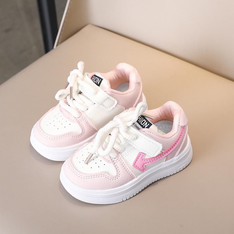 Kindersportschuhe Jungen und Mädchen Board-Schuhe 2025 Frühling, Herbst und Winter Koreanische Version Jungen Babyschuhe kleine weiße Schuhe Kleinkindschuhe