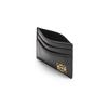 Loewe Anagram Puffer Textured Four Slot Solid Color Glossy Nappa Leather Card Holder Women Accessories Black C821322X01-1100
