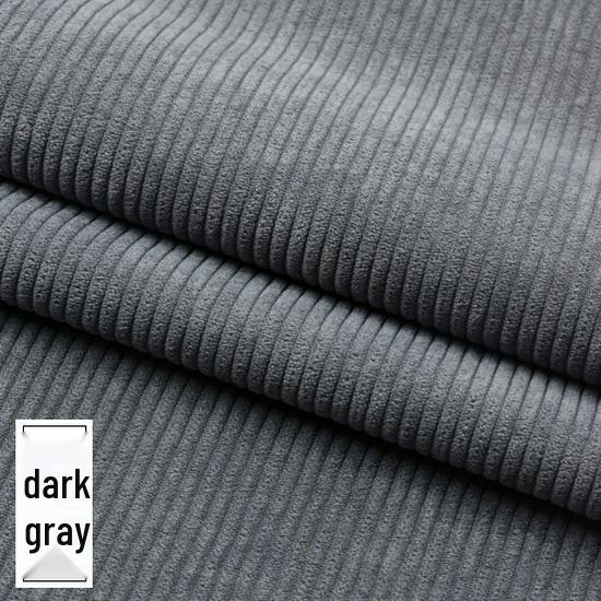 Solid Color Corduroy Velvet Ribbed Fabric for Clothing and Sofa Covers